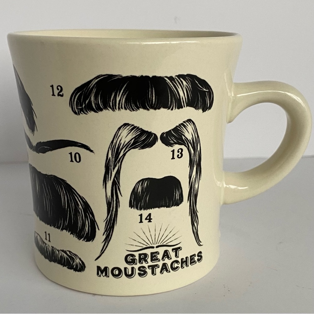 Great Moustaches Mug 14 Famous Mustaches The Unemployed Philosophers Guild 2012